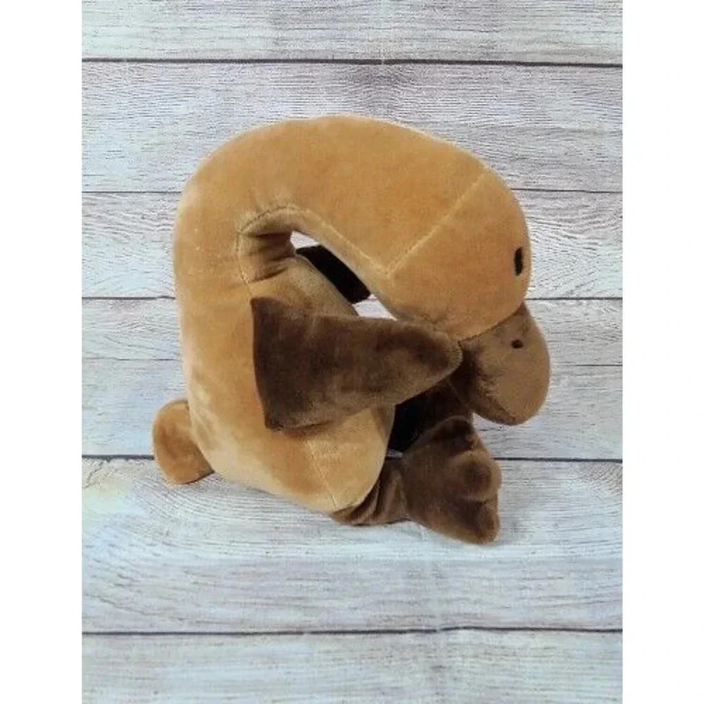 The Nanum Plush Goose Stuffed Animal Toy Brown Soft 11"